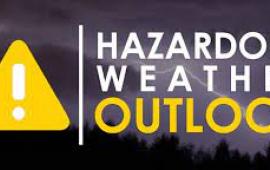 Hazardous Weather Sign