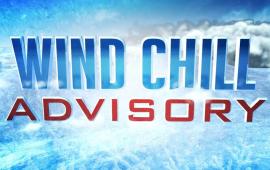 Wind Chill Advisory sign