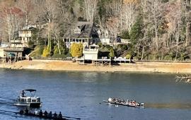 Rowers in Lake Lure