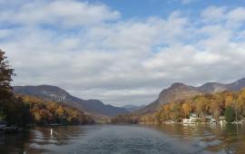 Lake Lure in Fall