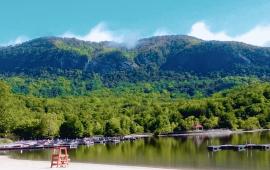 Lake Lure on 4/28/23 from the Beach