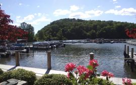 Boats at the Washburn Marina on 5/1/23