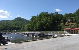 Lake Lure from the Washburn Marina