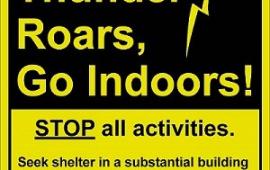 Weather Warning sign