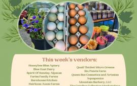Farmers Market Vendors for 5/26/23