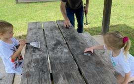 Sanding Picnic Tables