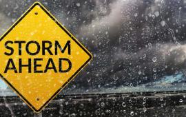 Storm Ahead Sign