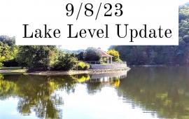 9/8/23 Lake Level Update Sign 