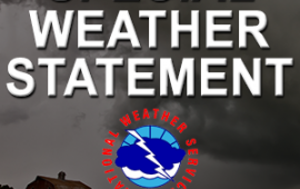 Special Weather Statement sign