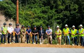 Reservoir Drain Project Ground Breaking