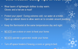 Cold Weather Safety Tips