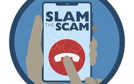 Slam the Scam Logo