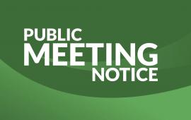 Public Meeting Sign