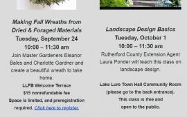 Flowering Bridge Fall Activities 2024