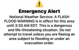 Emergency Alert - Flood Warning
