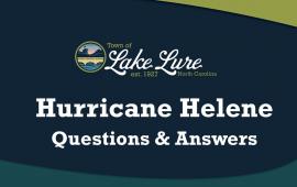 Hurricane Helene Questions and Answers Sign