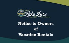Notice to Owners of Vacation Rentals