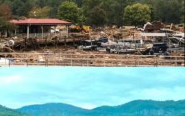 Washburn Marina After Hurricane Helene 9/28/24 and 10/29/24