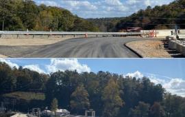 Buffalo Shoals Road at the Dam Bridge