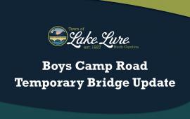 Boys Camp Road Bridge Update