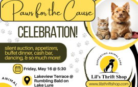 Paws for the Cause Celebration - May 16, 2024 at 5:30PM