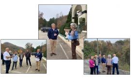 Governor Elect Josh Stein with Lake Lure Town Officials