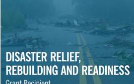 Duke Energy Disaster Relief Sign