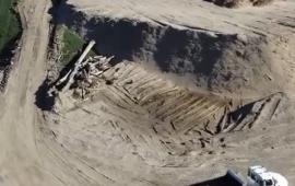 Debris in Morse Park