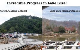 Marina and Gazebo before and after 122024