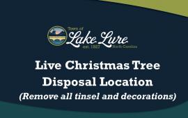 Christmas Tree Disposal Sign