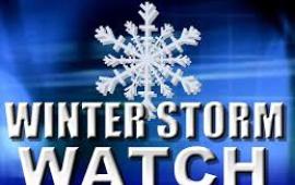 Winter Storm Watch Sign
