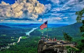 Chimney Rock State Park View By Buddy Morrison