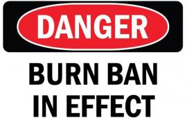 Burn Ban Sign