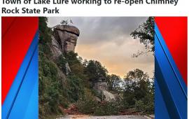 Chimney rock State Park Re-Opening