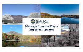 4 Seasons Banner - Message from the Mayor - Important Updates