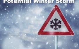 Potential Winter Storm Sign