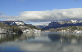 Snow in Lake Lure 2021