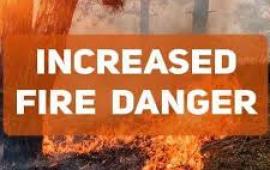 Increased Fire Danger Sign
