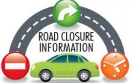 Road Closure Information sign