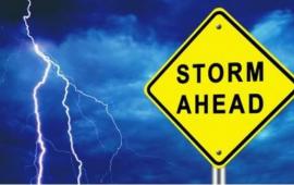 Storm Ahead Sign
