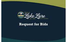 Request for Bids sign