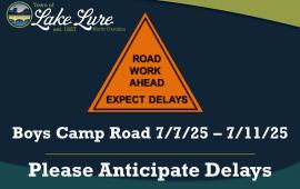 Road Work Ahead - Please Anticipate Delays