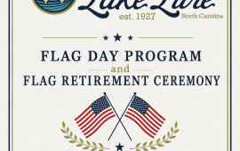 Flag Retirement Ceremony - 6/15/26 at 10:00 AM at the Lake Lure Gazebo