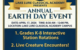 Lake Lure Classical Academy Earth Day Events