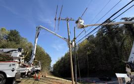 Duke Energy Line Work Photo