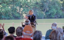 Governor Stein in Lake Lure