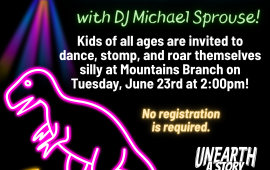 Dinosaur Dance Party - June 23, 2026 at 2:00 PM