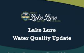 Water Quality Update - Lake Lure