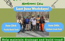 Looking for an Opportunity to Volunteer? Turtle Rock Trail Work Day 6/23/26