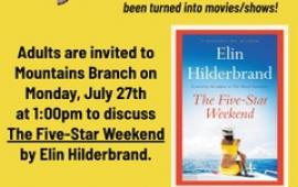 Mountains Branch Library Event - Book Club - 7/27/26 at 1:00
